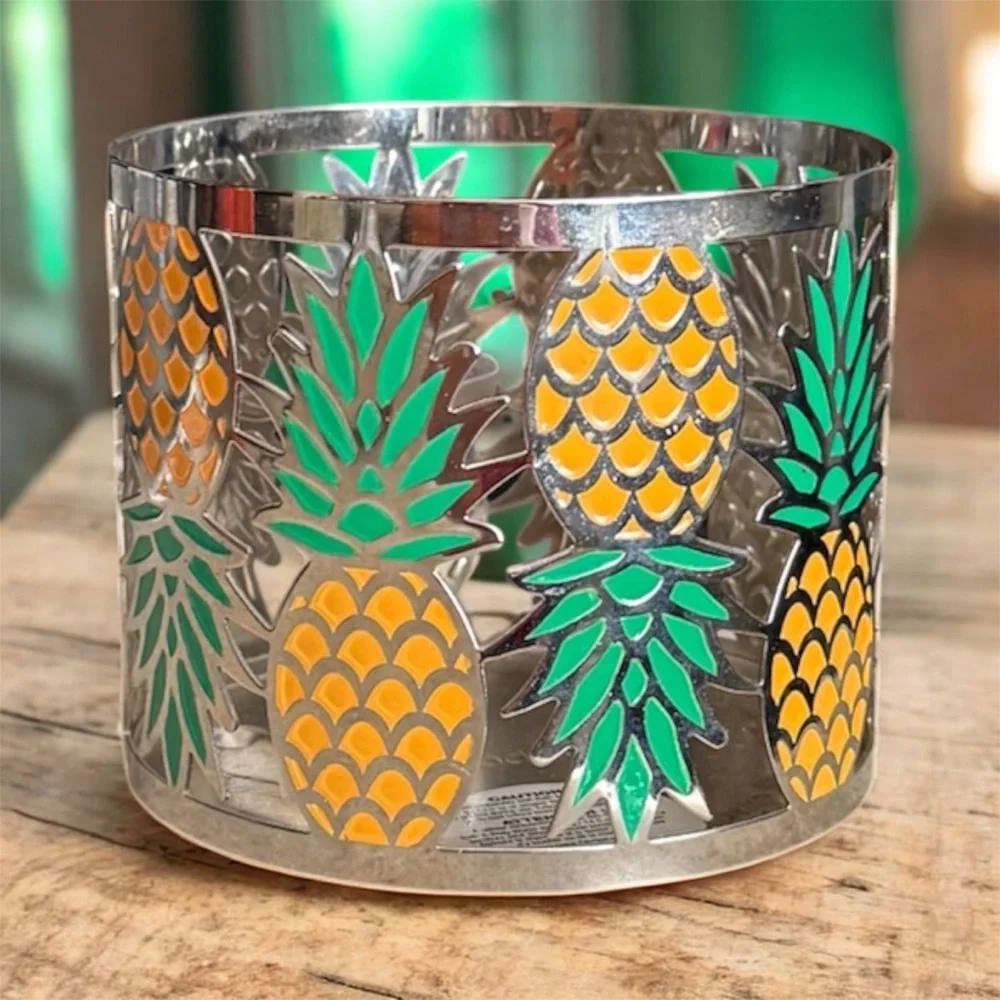 Bath & Body Works Pineapple Candle Holder 3 Wick